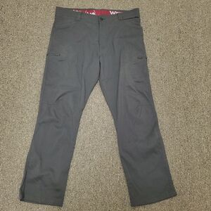 Wrangler Cargo Pants Sz 38x30 Outdoor Series NW780PT Quick Dry Olive Green